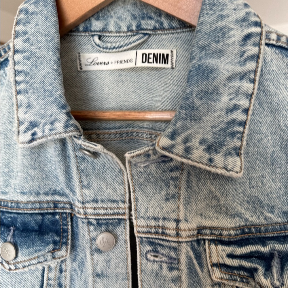 NWT Light Blue Denim Jean Jacket - Picture 3 of 7